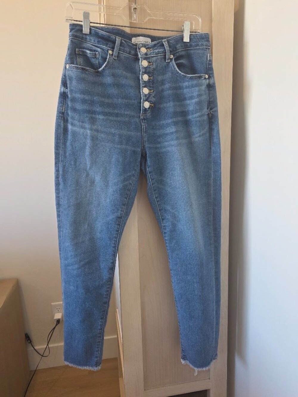 Loft Curvy Straight Jeans